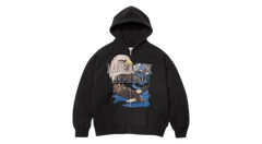 Supreme MM6 Maison Margiela Eagle Zip Up Hooded Sweatshirt Black