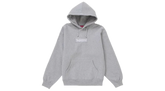 Supreme Box Logo Hoodie Heather Grey (FW24) (P)