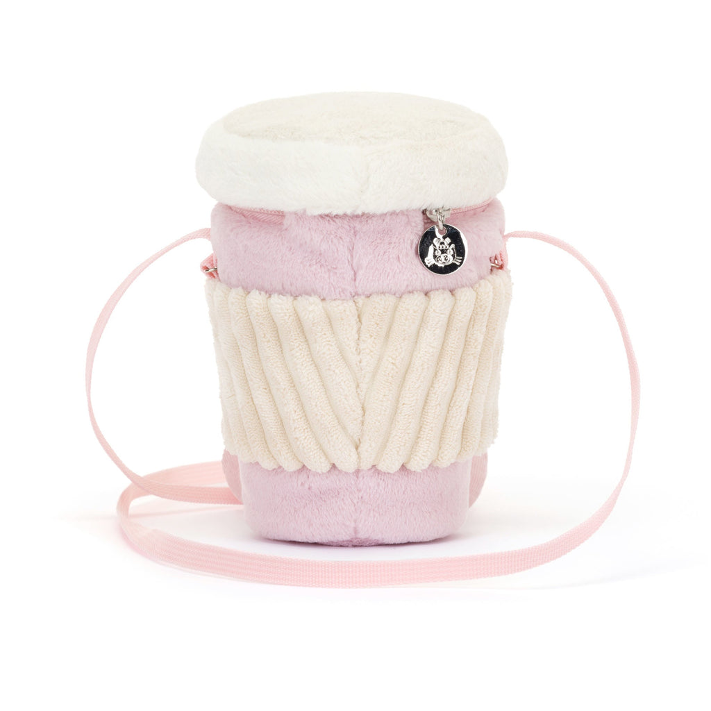 Jellycat Bag Amuseables Coffee-To-Go Pink 22cm