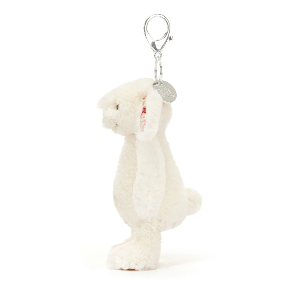 Jellycat Bashful Blossom Cream Bunny 'Berry' Bag Charm