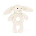 Jellycat Bashful Cream Bunny Ring Rattle