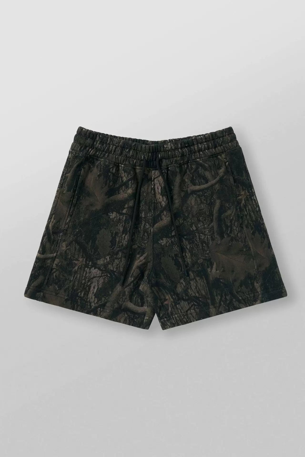 YOUNG LA American style withered leaf shorts men's casual camouflage summer retro letter loose fitness sports beach pants
