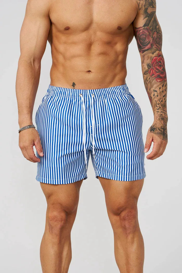 YONGLA American men's shorts for jogging, fitness, quick drying, breathable, casual beach shorts, 4-point shorts