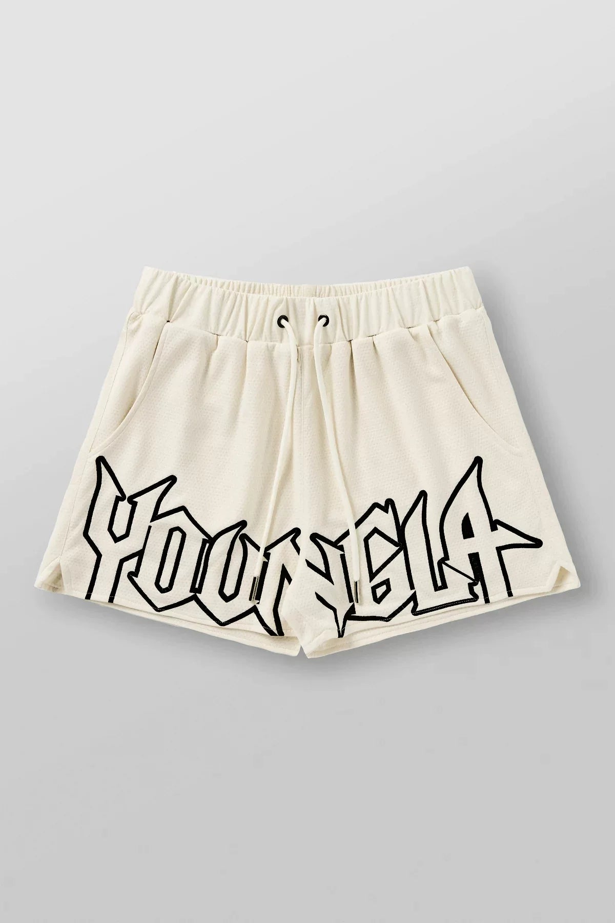 YOUNG LA Summer New Sports and Fitness Shorts Mesh Quick drying Breathable Basketball Training Shorts Casual Beach Shorts