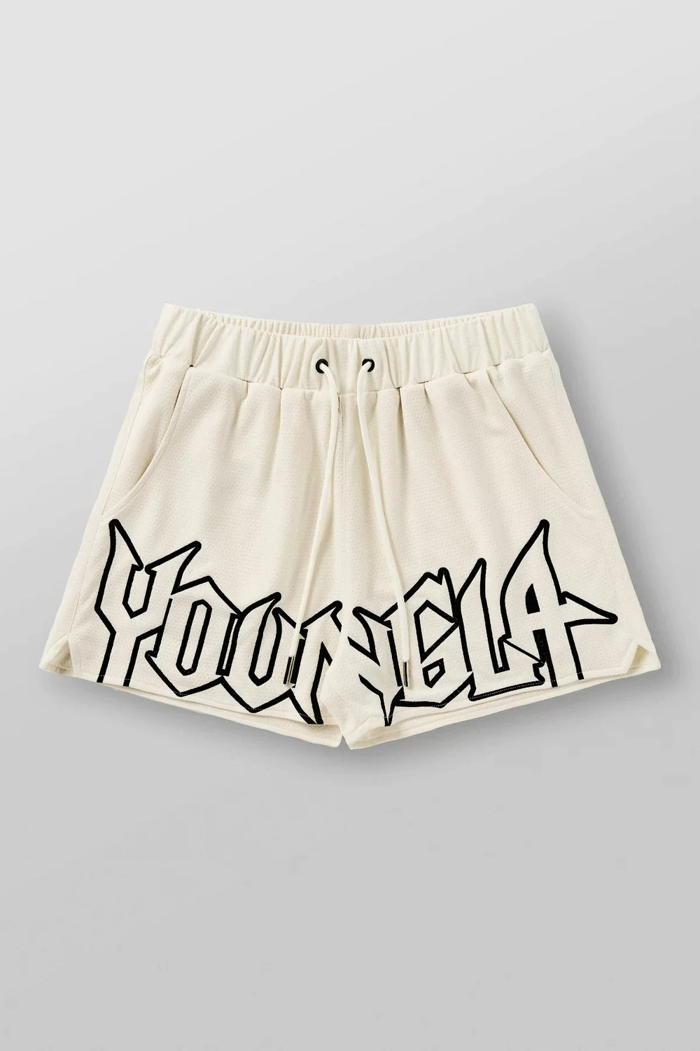 YOUNG LA Summer New Sports and Fitness Shorts Mesh Quick drying Breathable Basketball Training Shorts Casual Beach Shorts