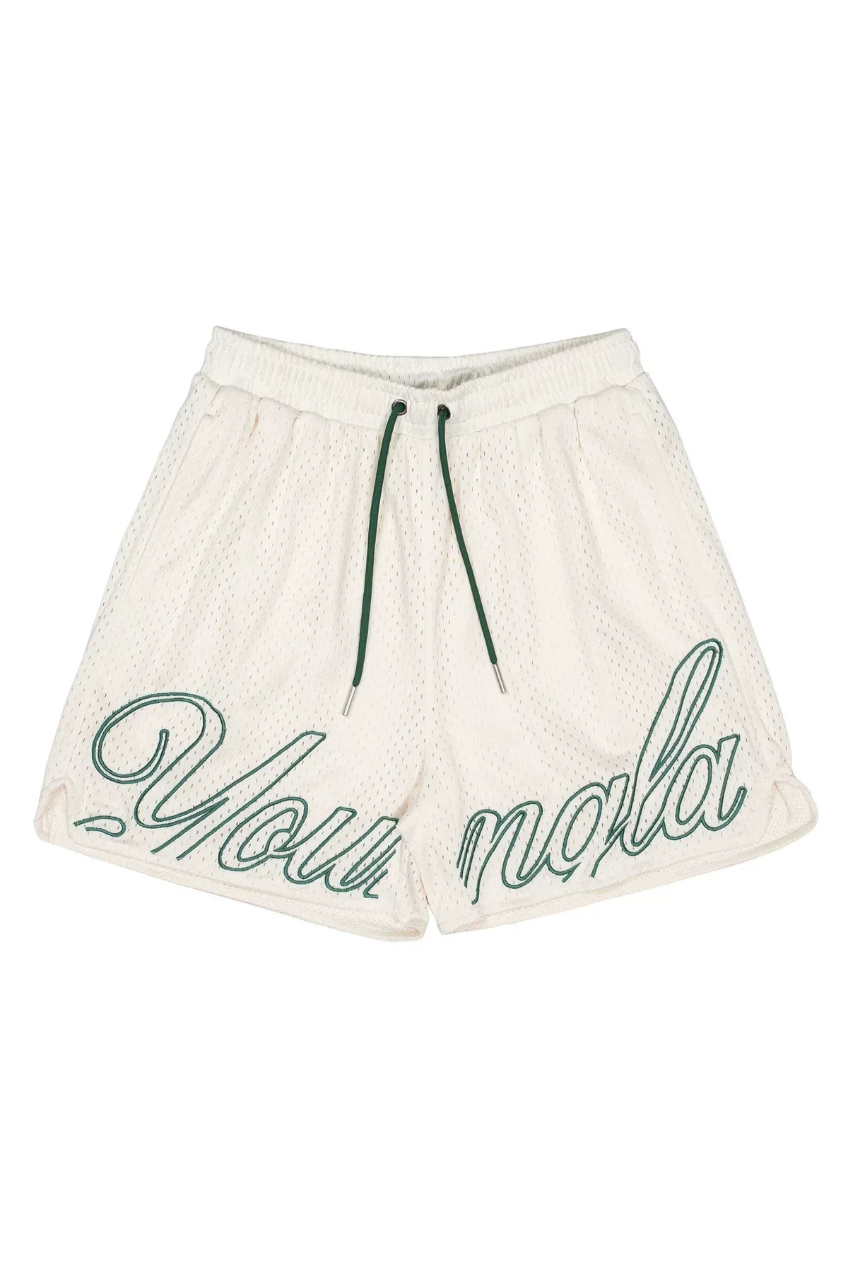YOUNG LA Mesh Summer Shorts Men's Sports Fitness Leisure Beach Shorts Outdoor Running Training Quarters