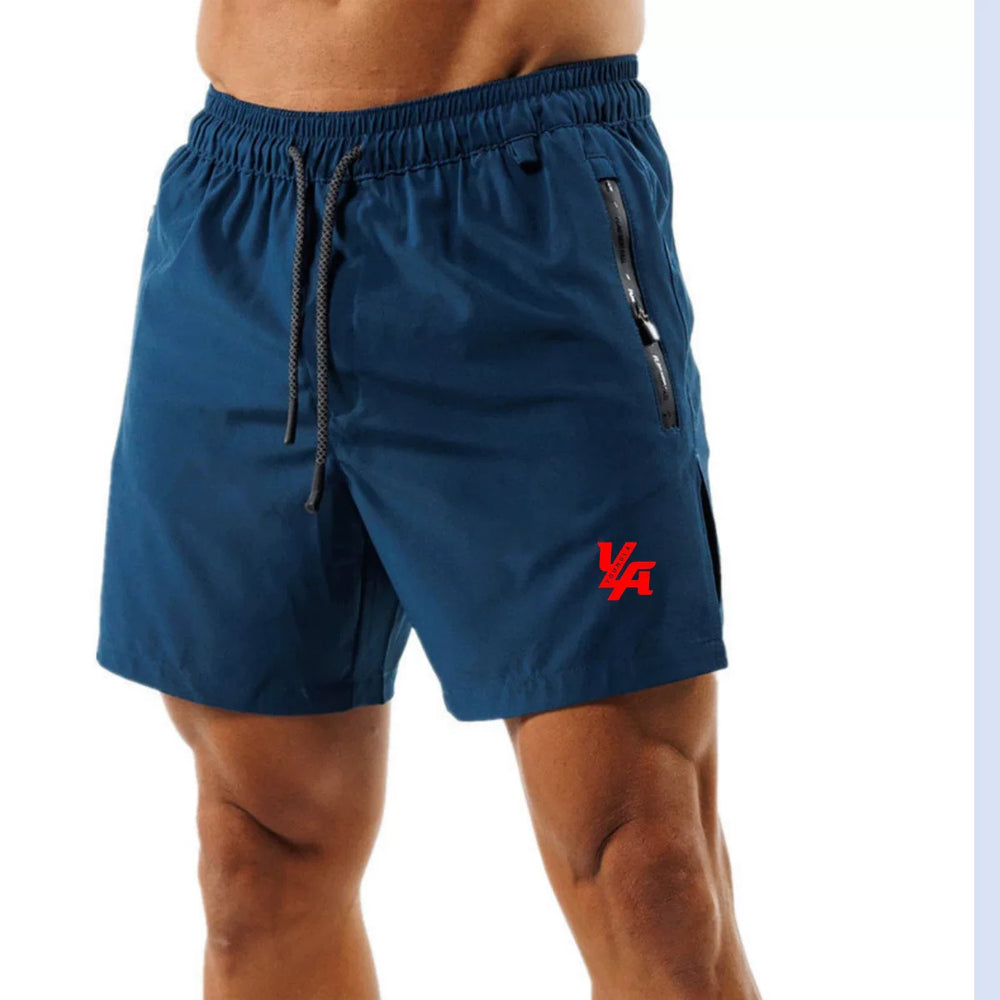 Youngla Summer Men's Sports Shorts Summer Outdoor Beach Shorts Knee High Running Speed Dry Fitness Shorts