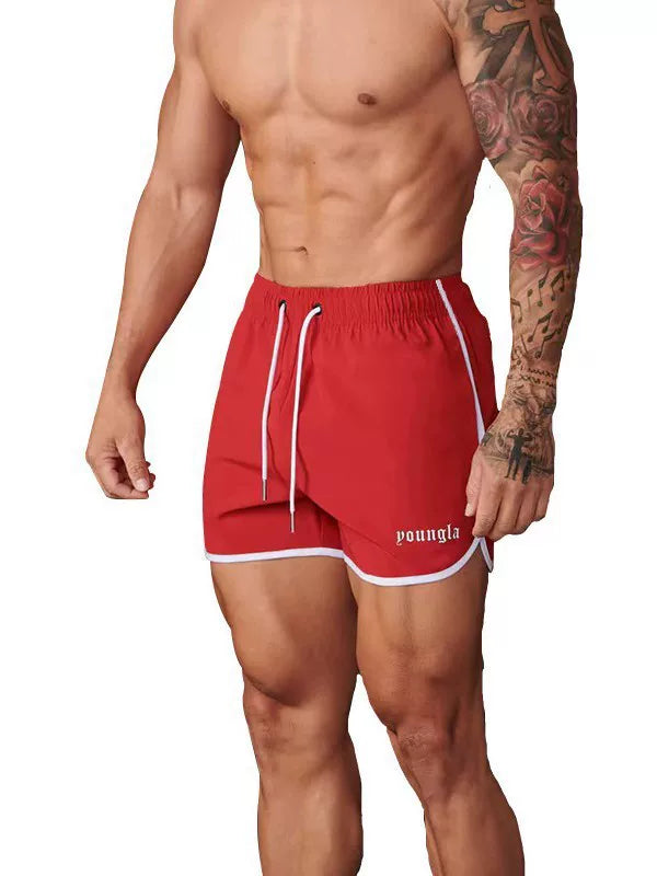 YOONGLA's new men's quick drying sports shorts, fitness three part thin, casual breathable marathon training pants