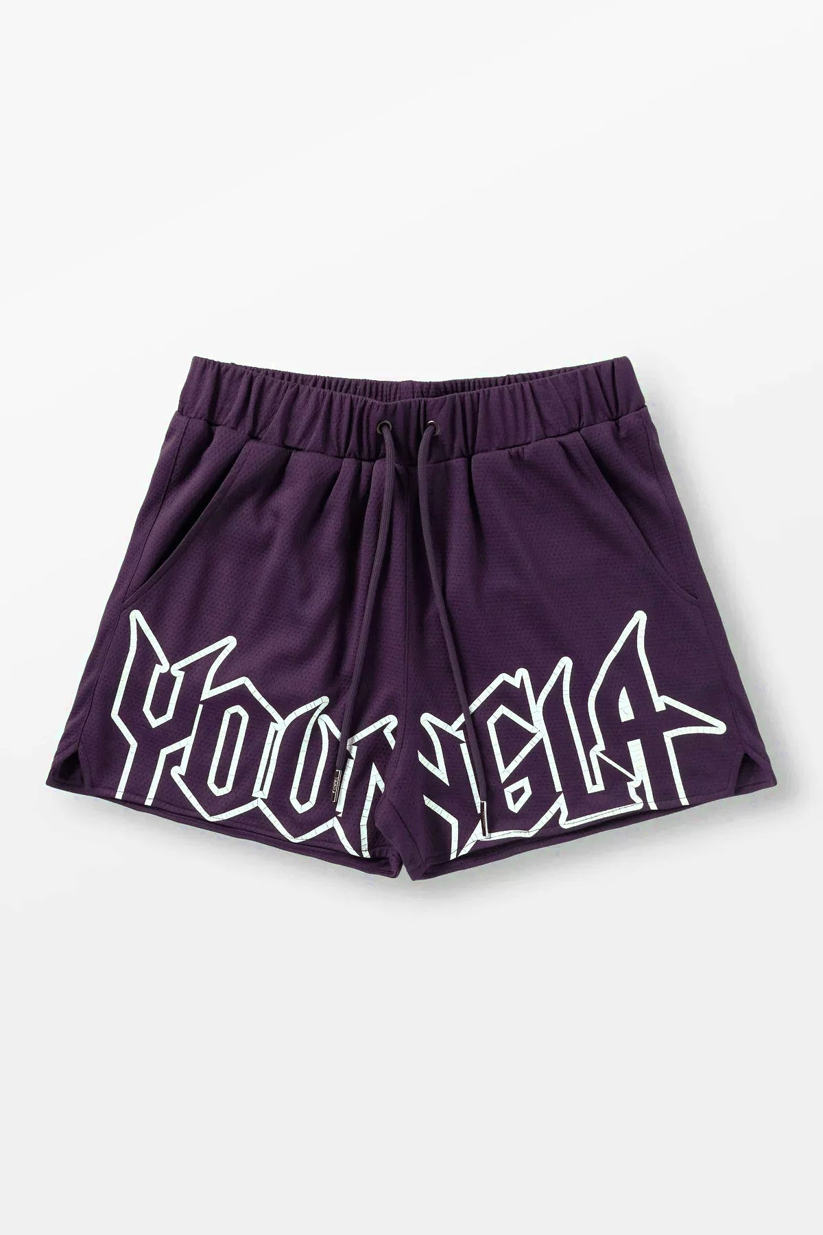 YOUNG LA Summer New Sports and Fitness Shorts Mesh Quick drying Breathable Basketball Training Shorts Casual Beach Shorts