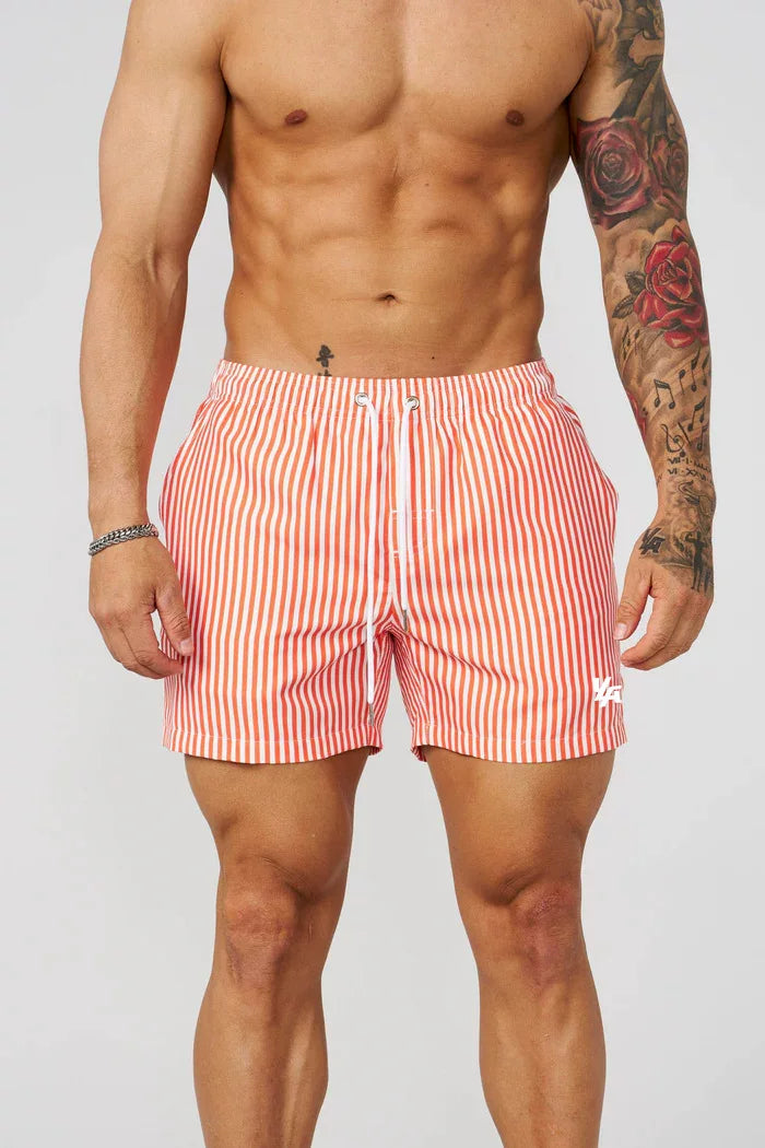 YONGLA American men's shorts for jogging, fitness, quick drying, breathable, casual beach shorts, 4-point shorts