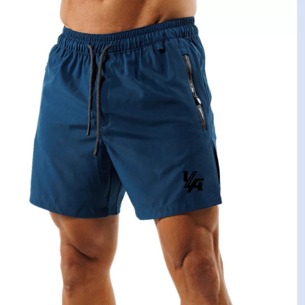 Youngla Summer Men's Sports Shorts Summer Outdoor Beach Shorts Knee High Running Speed Dry Fitness Shorts