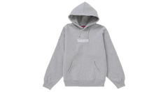 Supreme Box Logo Hoodie Heather Grey (FW24) (P)