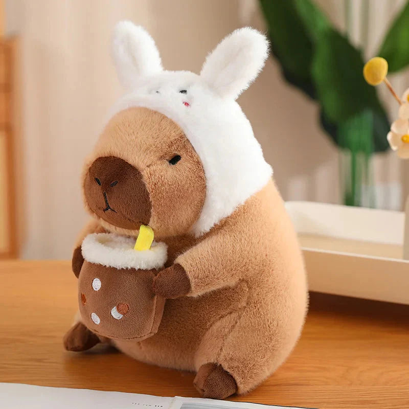 Baby Capybara Animal Dress-up Plushie Collection