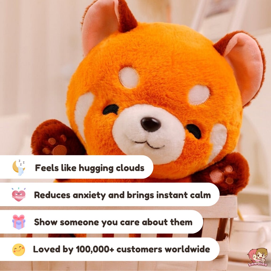 Chai the Kawaii Red Panda Plushie