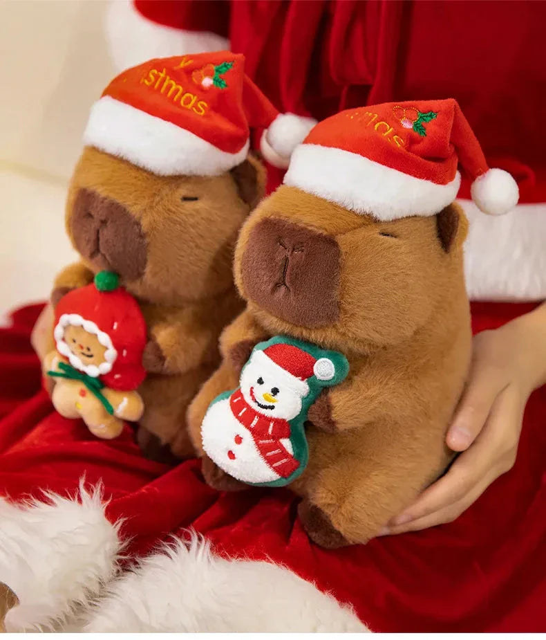 Kawaii Capybara Christmas Plushies