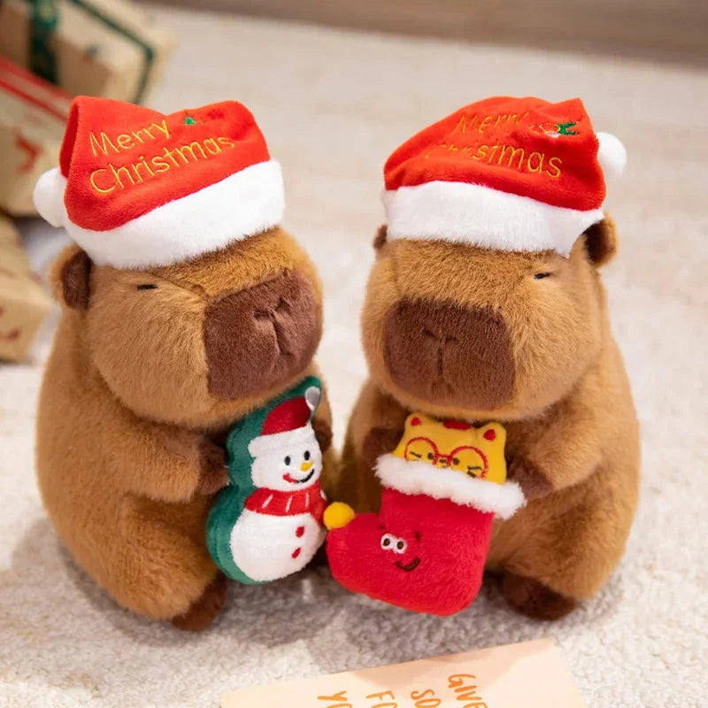 Kawaii Capybara Christmas Plushies