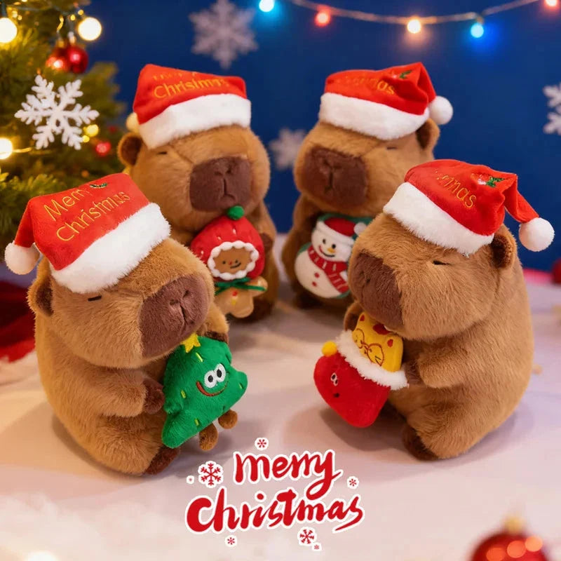 Kawaii Capybara Christmas Plushies