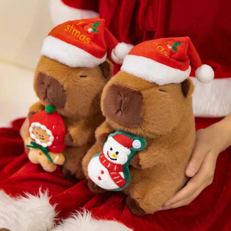 Kawaii Capybara Christmas Plushies
