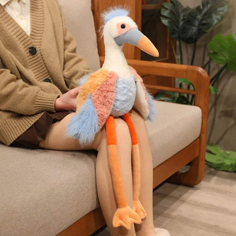 Peaches the Fluffy Crane Plush