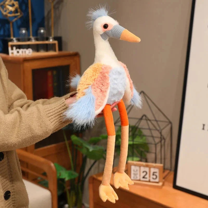 Peaches the Fluffy Crane Plush
