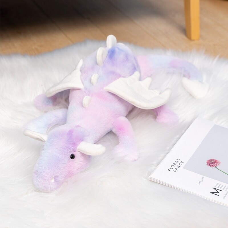 The Mighty Colored Dragon Family Soft Toys