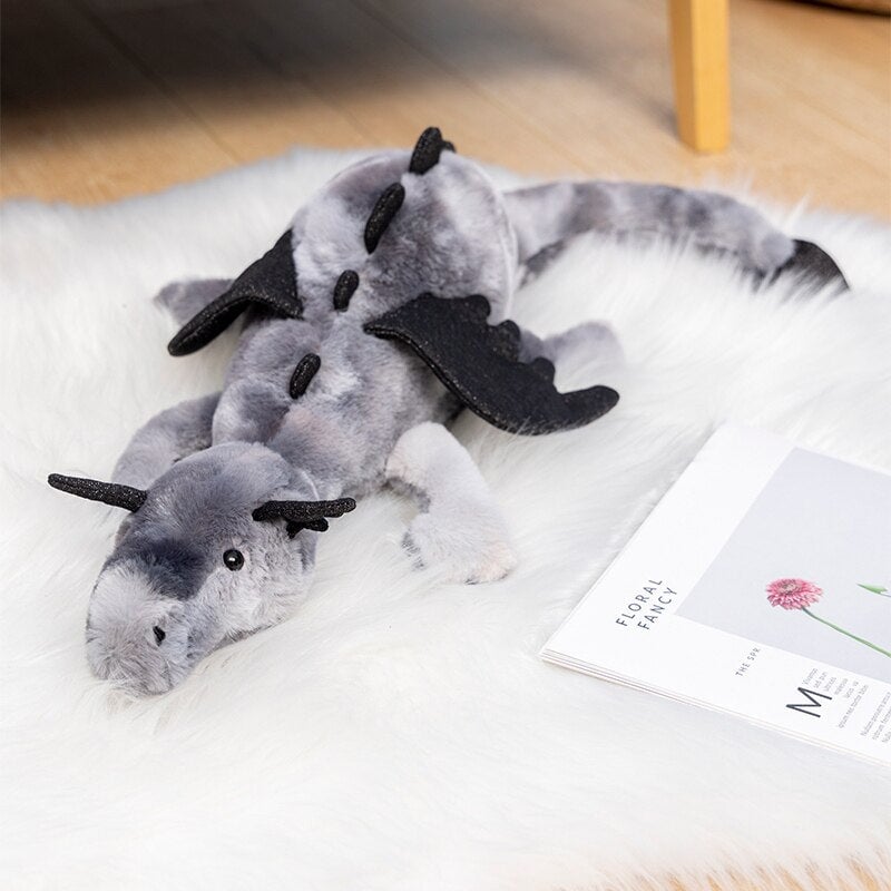 The Mighty Colored Dragon Family Soft Toys